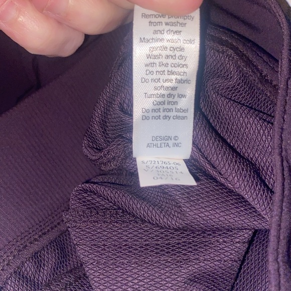 Athleta Midtown Trouser Wira Purple Wide-Leg Pants Size 8 NWT - Picture 5 of 6